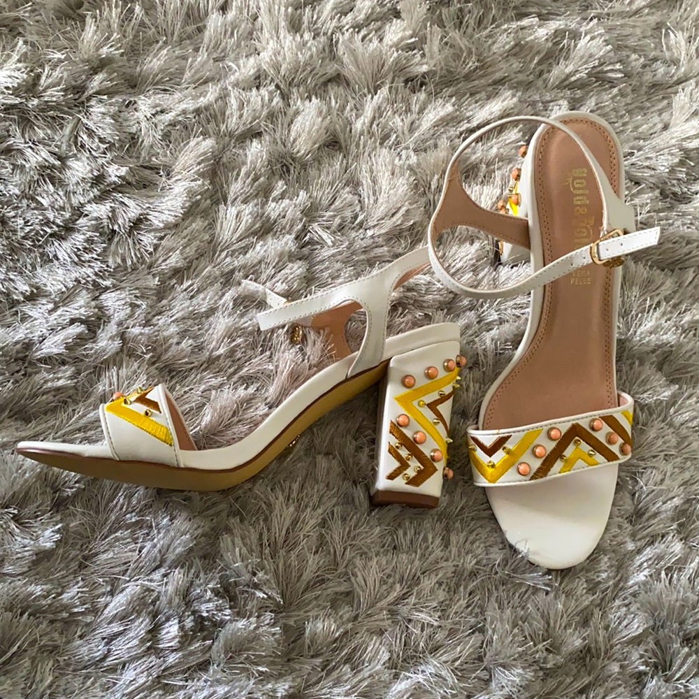 Gold & Gold high heels